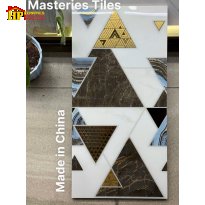 GẠCH TRANG TRÍ 30X60 VÂN ĐÁ ĐA CHẤT LIỆU HỌA TIẾT LẬP THỂ HÌNH HỌC NHỦ VÀNG NHẬP KHẨU CAO CẤP