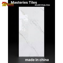 GẠCH ỐP TƯỜNG 40X80 KHẮC KIM TONE MÀU TRẮNG VÂN KHÓI SANG TRỌNG NHẬP KHẨU CAO CẤP