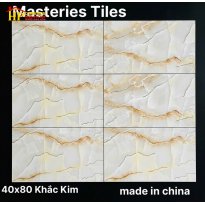 GẠCH ỐP TƯỜNG 40X80 KHẮC KIM SẮC MÀU TRẮNG SỮA HỌA TIẾT VÉN RẠN TỰ NHIÊN CỦA KHỐI NGỌC NHẬP KHẨU CAO CẤP