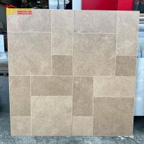 GẠCH LÁT NỀN 60X120 TONE MÀU NÂU CAFE SỮA TRẦM HỌA TIẾT GIẢ KHỐI GHÉP NHẬP KHẨU CAO CẤP