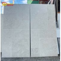 GẠCH LÁT NỀN 60X120 SẮC MÀU XÁM NHẠT HỌA TIẾT GIẢ ĐÁ GHÉP KHỐI NHẬP KHẨU CAO CẤP