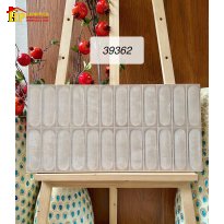 GẠCH TRANG TRÍ 30X60 SẮC MÀU NÂU CAFE SỮA HỌA TIẾT DẬP LÕM OVAL 3D NHẬP KHẨU CAO CẤP