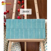 GẠCH TRANG TRÍ 30X60 MÀU XANH NGỌC LỤC BẢO LOANG HỌA TIẾT SỌC ĐŨA 3D NHẬP KHẨU CAO CẤP