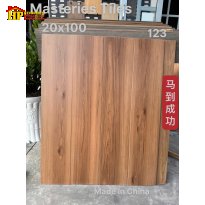 GẠCH LÁT NỀN 20X100 THANH GIẢ GỖ TONE MÀU NÂU ẤM NHẬP KHẨU CAO CẤP