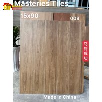 GẠCH LÁT NỀN 15X90 THANH GIẢ GỖ MÀU NÂU ÓC CHÓ NHẠT TỰ NHIÊN NHẬP KHẨU CAO CẤP