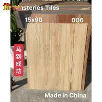 GẠCH LÁT NỀN 15X90 THANH GIẢ GỖ THÔNG TONE MÀU NÂU SÁNG NHẬP KHẨU CAO CẤP