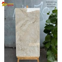 GẠCH LÁT NỀN 60X120 SẮC MÀU VÀNG KEM VÂN ĐÁ MARBLE UỐN LƯỢN NHẸ NHÀNG NHẬP KHẨU CAO CẤP