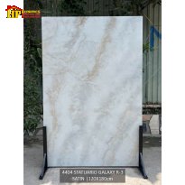 GẠCH LÁT NỀN 120X180 VÂN ĐÁ CẨM THẠCH STATUARIO VỚI CÁC ĐƯỜNG VÂN LỚN MÀU MẬT ONG PHA CHÚT XÁM KHÓI NHẬP KHẨU CAO CẤP