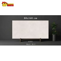 GẠCH LÁT NỀN 80X160 MÀU TRẮNG KEM SỮA HỌA TIẾT GIẢ XI MĂNG MỊN NHẬP KHẨU CAO CẤP