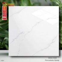 GẠCH LÁT NỀN 100X100 SẮC MÀU TRẮNG TINH KHÔI VÂN ĐÁ CALACATTA VỚI ĐƯỜNG XÁM KHÓI BẢN LỚN CHẠY NGẪU NHIÊN
