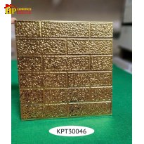 GẠCH TRANG TRÍ 30X30 NHỦ VÀNG HỌA TIẾT XÂY GẠCH SOLE NHẬP KHẨU CAO CẤP 