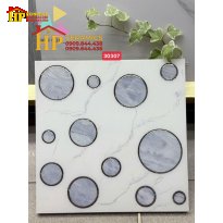 GẠCH TRANG TRÍ 30X30 SẮC MÀU TRẮNG VÂN KHÓI HỌA TIẾT BONG BÓNG XÁM KHẮC KIM BẠC NHẬP KHẨU CAO CẤP
