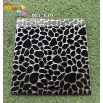 GẠCH TRANG TRÍ 30X30 SẮC MÀU ĐEN HỌA TIẾT SỎI KHẮC KIM VÀNG NHẬP KHẨU CAO CẤP