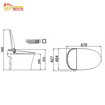 BÀN CẦU THÔNG MINH JOMOO ZD6351 CAO CẤP GIÁ RẺ