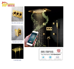 SEN TẮM ÂM TƯỜNG MẠ CROME S-113