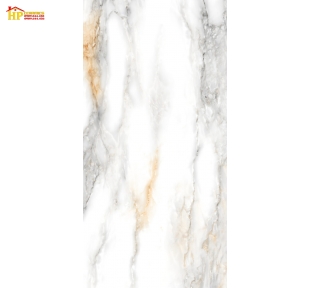 GẠCH LÁT NỀN 80X160 TRẮNG VÂN KHÓI ĐẬM VÀNG 18606 CAO CẤP GIÁ RẺ