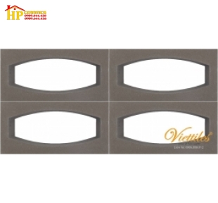 GẠCH BÔNG GIÓ 39X19 TRANG TRÍ HOA VĂN CHỮ NHẬT 027 CAO CẤP GIÁ RẺ