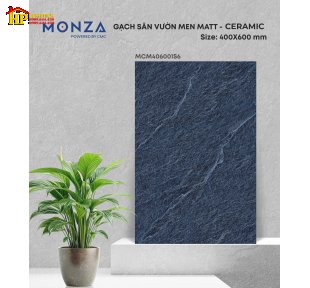 GẠCH LÁT SÂN 40X60 SẮC MÀU XÁM ĐEN HỌA TIẾT VÂN ĐÁ XÉO CAO CẤP GIÁ RẺ