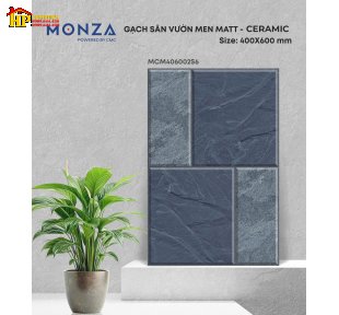 GẠCH LÁT SÂN 40X60 SẮC MÀU XÁM ĐẬM LỢT ĐAN XEN HỌA TIẾT GIẢ ĐÁ CHẺ CAO CẤP GIÁ RẺ