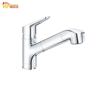 VÒI RỬA CHÉN NÓNG LẠNH INAX DÂY RÚT JF-AB466SYX(JW)