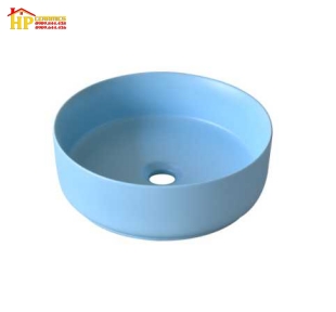 CHẬU LAVABO SỨ MÀU XANH BIỂN SU06