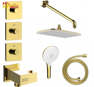 BỘ SEN TẮM ÂM TƯỜNG NÓNG LẠNH MẠ VÀNG AMERICAN STANDARD FFAS0930CS CHÍNH HÃNG