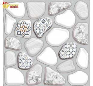 GẠCH LÁT NỀN TOLEL 30X30 SỎI TRẮNG XÁM ẨN BÔNG 3052 CAO CẤP GIÁ RẺ