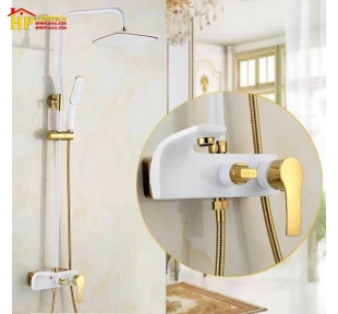 SEN TẮM ĐỨNG NÓNG LẠNH MẠ NIKEN TRẮNG CAO CẤP 