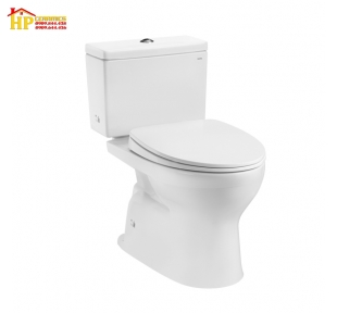 BÀN CẦU HAI KHỐI TOTO CS302DT10W NẮP ÊM TC395VS CHÍNH HÃNG 