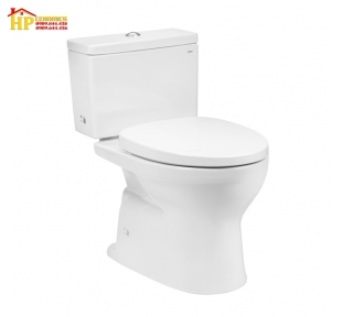 BÀN CẦU HAI KHỐI TOTO CS302DT3 NẮP ÊM TC385VS CHÍNH HÃNG