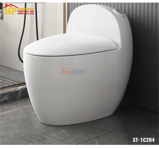 BÀN CẦU KHỐI QUẢ TRỨNG TRẮNG 204 CAO CẤP GIÁ RẺ