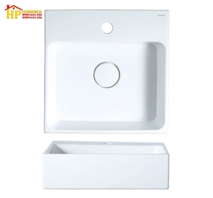 CHẬU LAVABO ĐẶT BÀN CAESAR LF5257  CHÍNH HÃNG