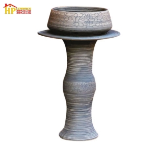 CHẬU LAVABO SƯ MỸ THUẬT CÓ CHÂN CĐC 02