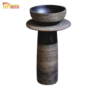 CHẬU LAVABO  SỨ MỸ THUẬT CÓ CHÂN CĐC04