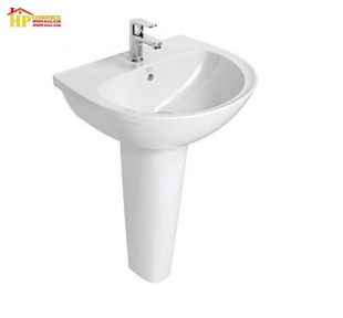 CHẬU LAVABO TREO TƯỜNG CHÂN ĐỨNG AMERICAN STANDARD 0953-WT/WP-F711 CHÍNH HÃNG