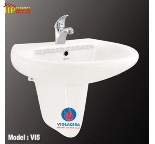 LAVABO TREO TƯỜNG VIGLACERA VI5 CHÍNH HÃNG