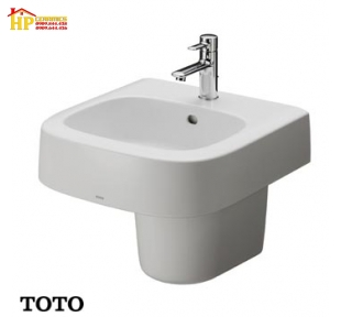 CHẬU LAVABO TREO TƯỜNG CHÂN TREO TOTO  LHT767CRXW CHÍNH HÃNG
