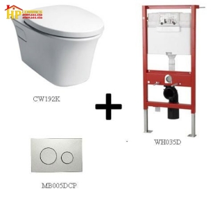 BÀN CẦU TREO TƯỜNG TOTO CW192K CHÍNH HÃNG