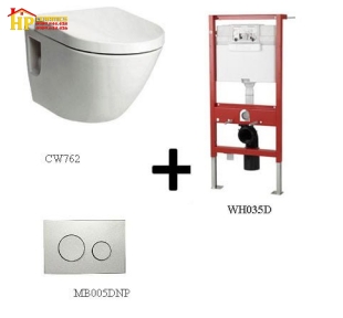 BÀN CẦU TREO TƯỜNG TOTO  CW762 CHÍNH HÃNG