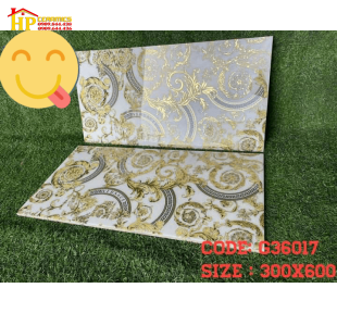 GẠCH TRANG TRÍ 30X60 SẮC MÀU TRẮNG HỌA TIẾT CỔ ĐIỂN QUÝ PHÁI TRÁNG GƯƠNG VÀNG NHẬP KHẨU CAO CẤP