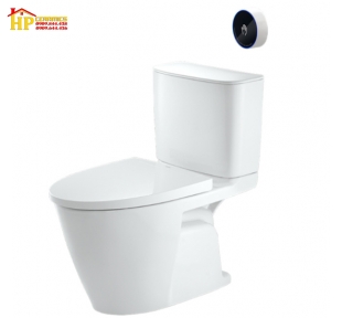 BÀN CẦU HAI KHỐI INAX NÚT XÃ TỰ ĐỘNG ACT-602VN CHÍNH HÃNG