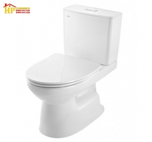 BÀN CẦU HAI KHỐI INAX 2 CHẾ ĐỘ C514VAN CHÍNH HÃNG