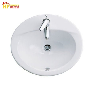 CHẬU LAVABO ÂM BÀN CAESAR L5018S CHÍNH HÃNG