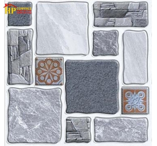 GẠCH LÁT SÂN VƯỜN 50X50 SỎI XÁM NHẤN BÔNG 5505 CAO CẤP GIÁ RẺ