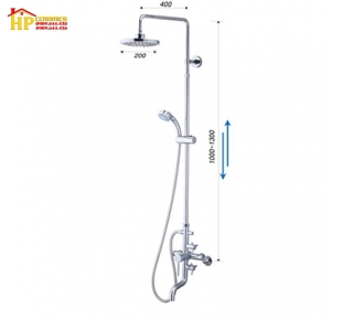 SEN CÂY TẮM ĐỨNG NÓNG LẠNH CAESAR S488C CHÍNH HÃNG