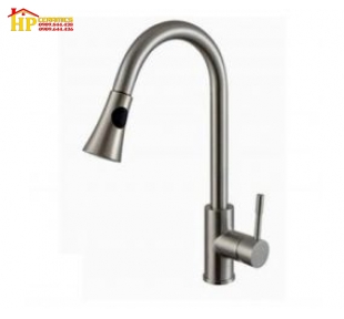 VÒI RỬA CHÉN NÓNG LẠNH DÂY RÚT INOX 304 407