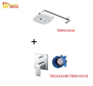 SEN TẮM ÂM TƯỜNG TOTO TBG04304B KÈM BÁT SEN TBW02004A