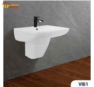 CHẬU LAVABO TREO TƯỜNG VIGLACERA VI61 CHÍNH HÃNG