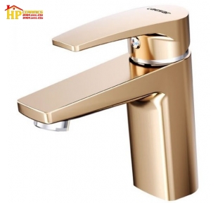 VÒI LAVABO NÓNG LẠNH MÀU VÀNG CAESAR B390CGU CHÍNH HÃNG