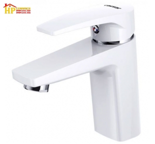 VÒI LAVABO NÓNG LẠNH MÀU TRẮNG CAESAR B390CWU CHÍNH HÃNG